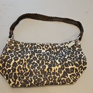 Lina Leopard Print Shoulder Bag
